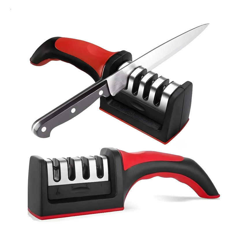 Stainless Kitchen Knives Sharpster With 3 Professional Sharppers