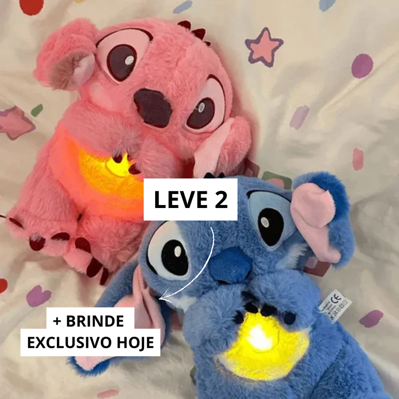 Urso Stitch Que Respira - Relaxa e Acalma -
