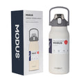 MODUS Garrafa Térmica de Viagem Vacuum Inox com Palha Copo Térmica Fria e Quente Vácuo