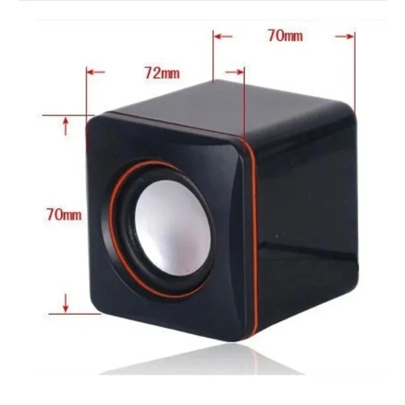 Alto-falante USB 6W para computador Mini 2.0 para laptop