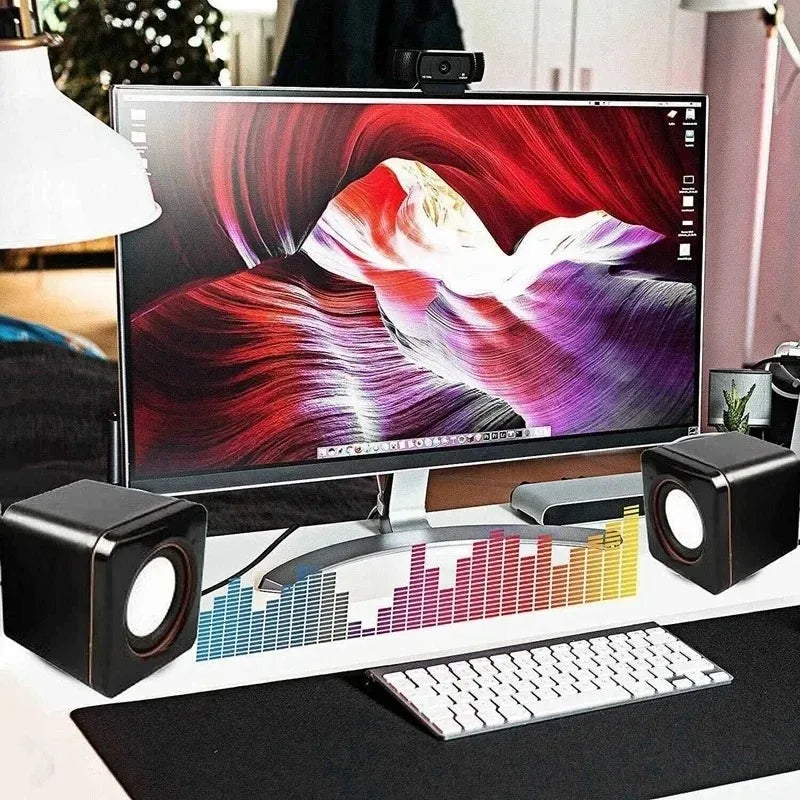 Alto-falante USB 6W para computador Mini 2.0 para laptop
