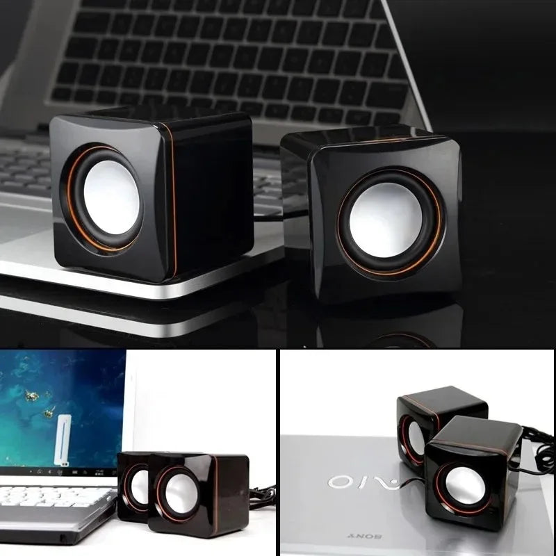 Alto-falante USB 6W para computador Mini 2.0 para laptop